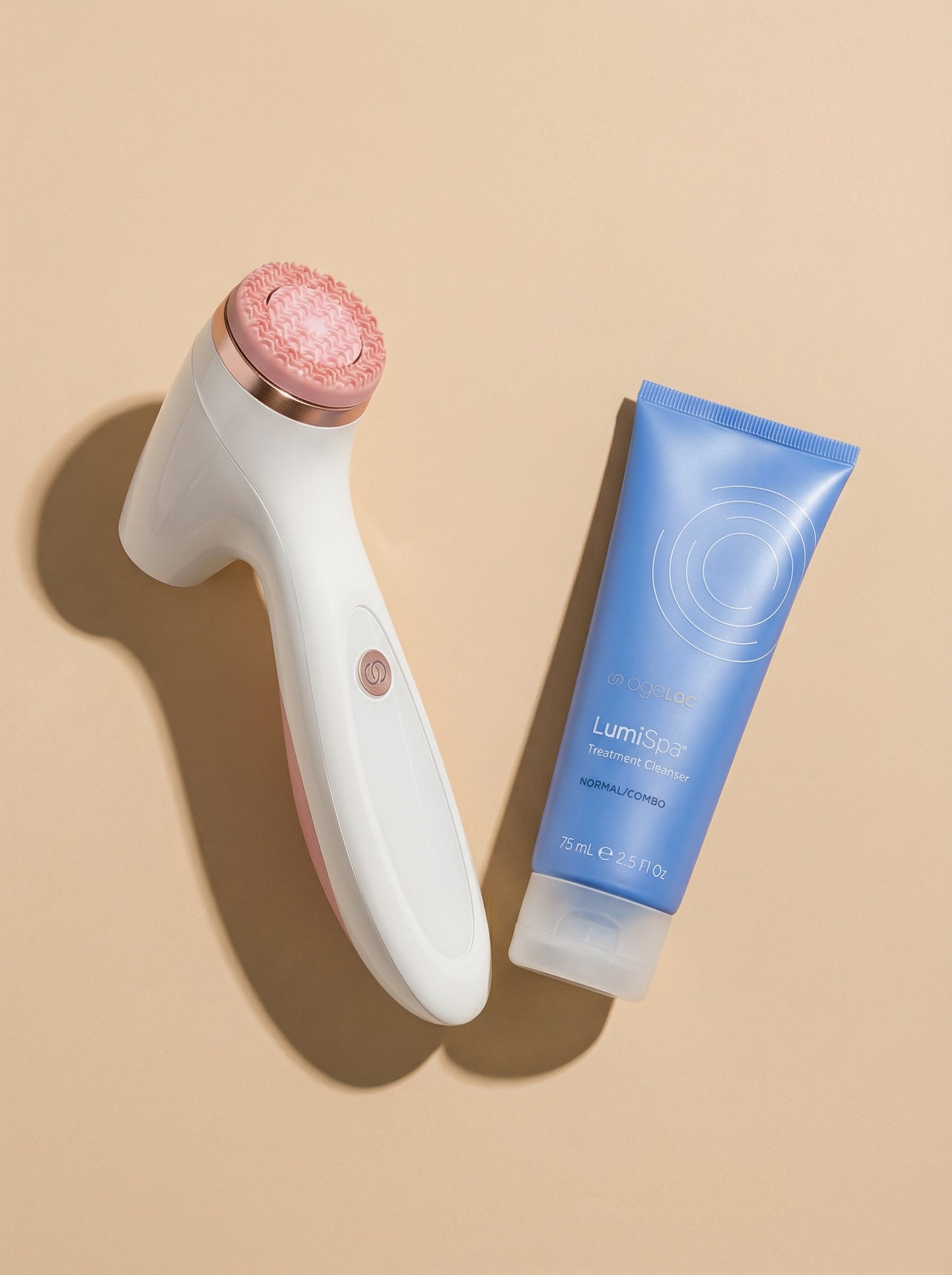 ageLOC® LumiSpa® iO Rose Gold + Treatment Cleanser Bundle