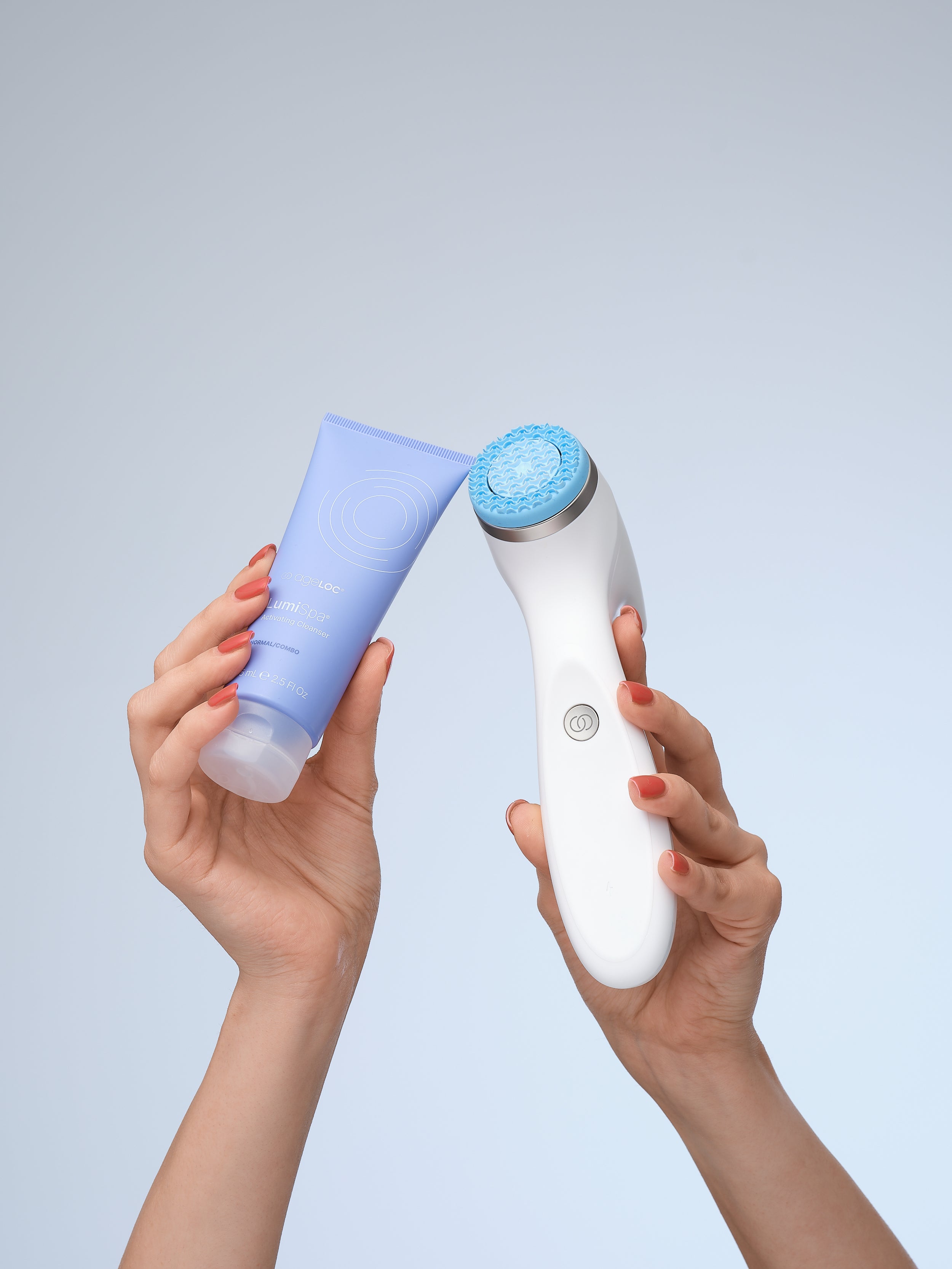 ageLOC LumiSpa iO Blue sonic cleansing device - view 4